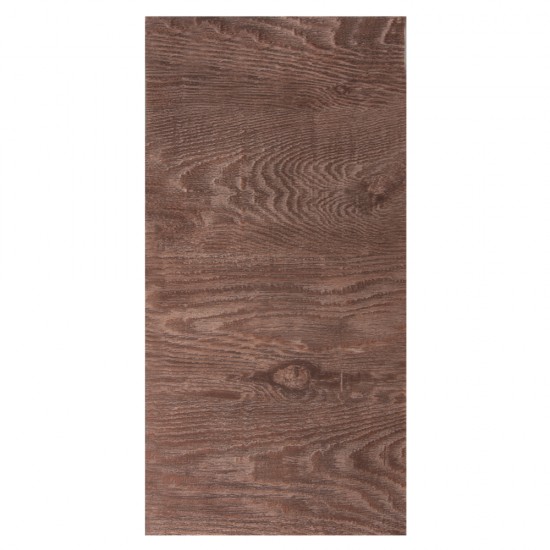 Folie ceara Wooden look, maro inchis, 20x10cm, 1pc