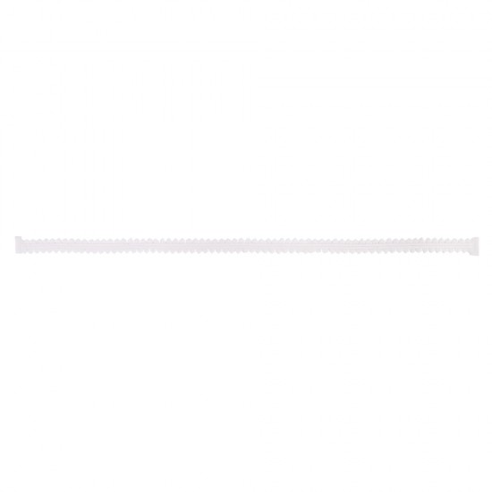 Ceara decorativa lace strips , alb, 23.5x0.8cm, 1pc