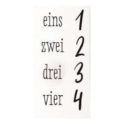 Folie transfer numere Advent, 1-4, 1.5-3cm numbers, 1 coala