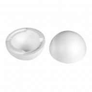 Bile polistiren , styrofoam, 2 parti, diam. 15 cm  sfera polistiren 