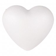 Inima polostiren , styrofoam Rayher, plina, 9 cm