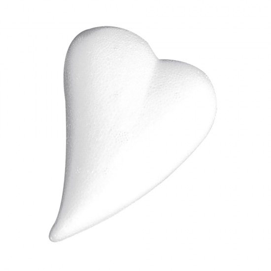 Inima polistiren , styrofoam Rayher, picatura,12x8,5 cm