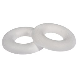 Inel polistiren ,  styrofoam Rayher, plat, diam.7,5 cm