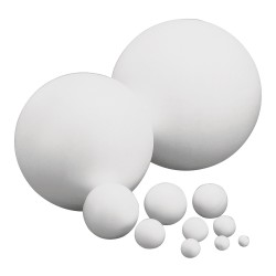 Bile polistiren , styrofoam, 2 parti. diam. 18 cm sfera polistiren  Bile polistiren , styrofoam, 2 parti. diam. 18 cm sfera polistiren