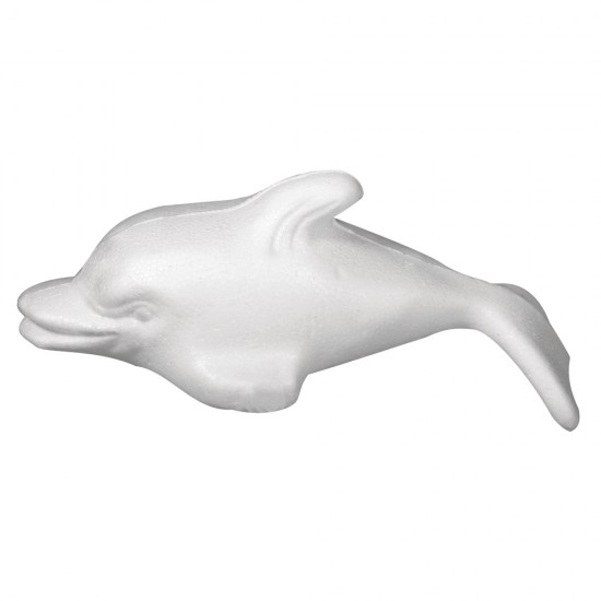Delfin polistiren ,  styrofoam Rayher, 17 cm