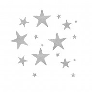 Sticker coala 10x24.5 cm argintiu