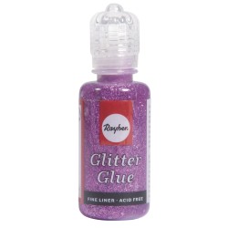 Lipici cu sclipici Rayher, flacon 20 ml, culoare roz Lipici cu sclipici Rayher, flacon 20 ml, culoare roz