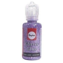 Lipici cu sclipici Rayher, flacon 20 ml, culoare lavanda Lipici cu sclipici Rayher, flacon 20 ml, culoare lavanda
