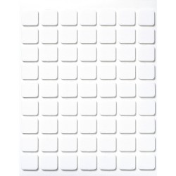 Buline dublu adezive 3D Rayher,11x12x2 mm, 63buc/set Buline dublu adezive 3D Rayher,11x12x2 mm, 63buc/set