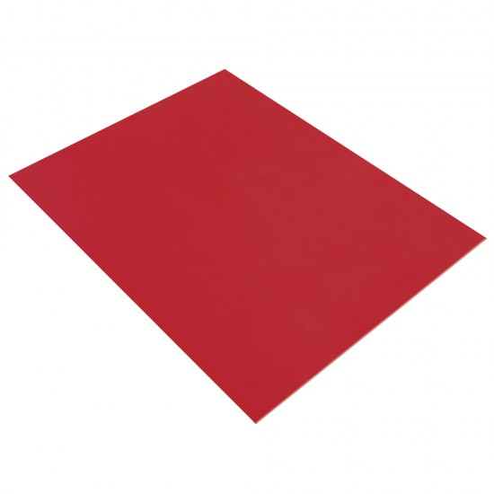 Carton buretat, rosu, 30x40x0,2cm