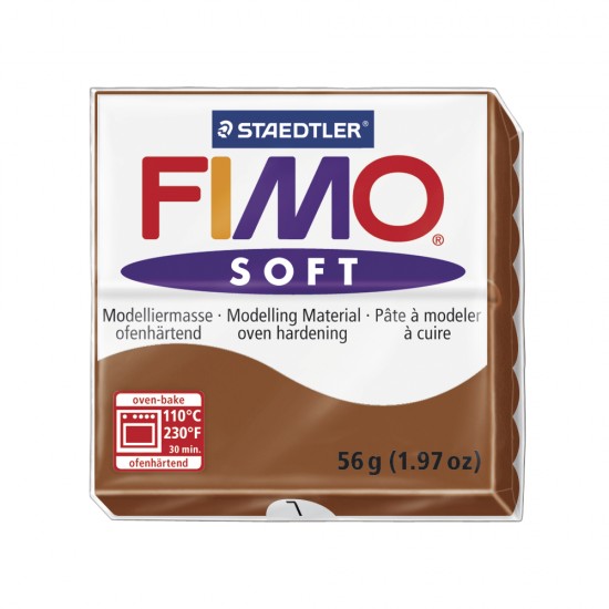 Fimo Soft, 57g, culoare caramel