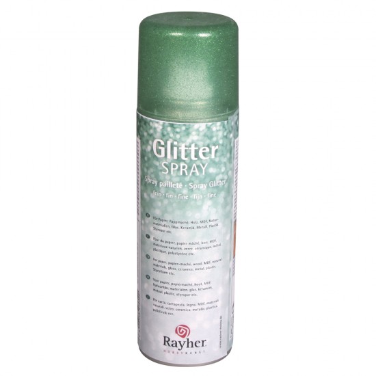 Sclipici spray fine, leaf green, box 125ml