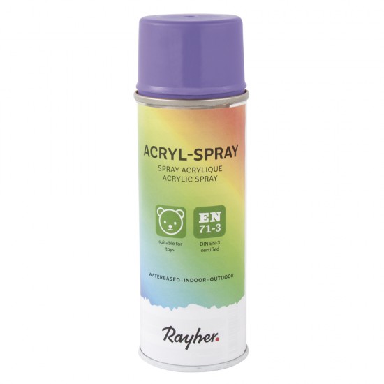 Vopsea acrylica Spray, Rayher, cantitate 200 ml, culoare mov