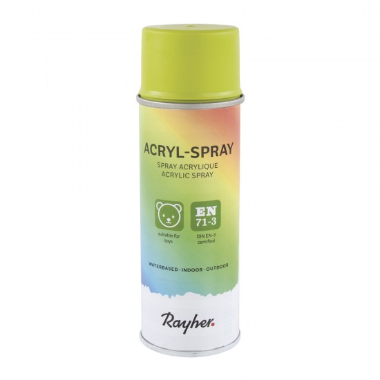 Vopsea acrylica Spray, Rayher, cantitate 200 ml, culoare verde mar