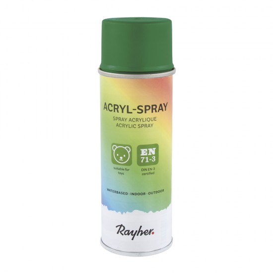Vopsea acrylica Spray, Rayher, cantitate 200 ml, culoare verde brad
