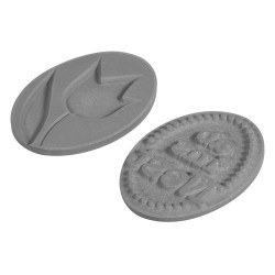 Etichete D   ab ins Nest  +tulip, 35x25mm, oval, tab-bag