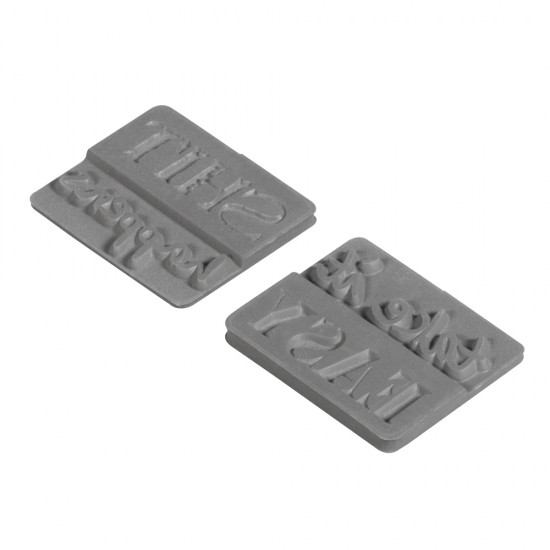 Etichete   Shit happens  ,   take it Easy  , 25x30mm, tab-