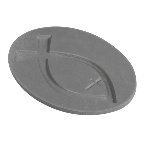 Eticheta Christian Fish, 5.2x3.7cm, tab-bag 1pc