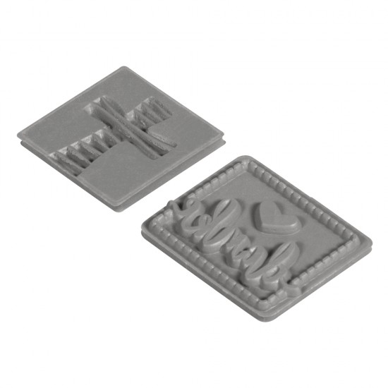 Etichete Cross +   danke  , 2.3x2.3cm/2.8x2.4cm, tab-bag