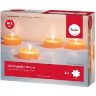 Kit creativ: Lumanare flori, pentru 4 lumanari, cutie 1Setați