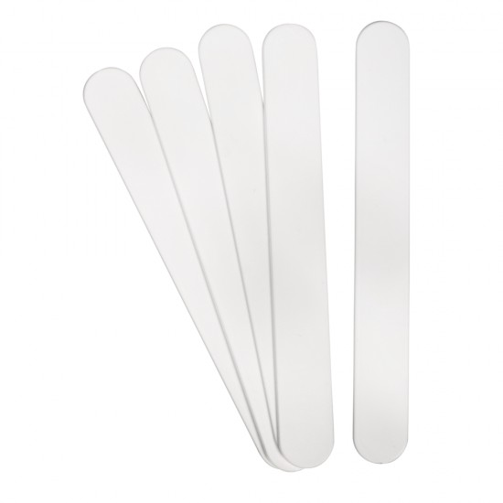 Spatule plastic Rayher, 14,8x1,8x cm, 5/set, white