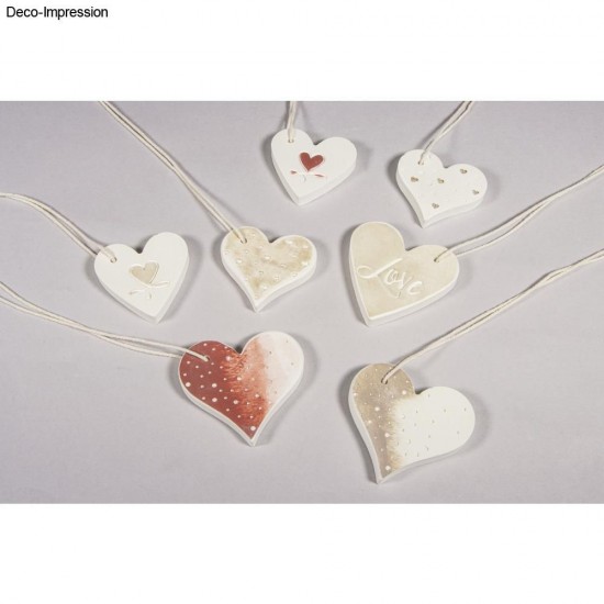 Kit matrita silicon pandantive love, 4 motive, 300 gr praf ceramic Raysin