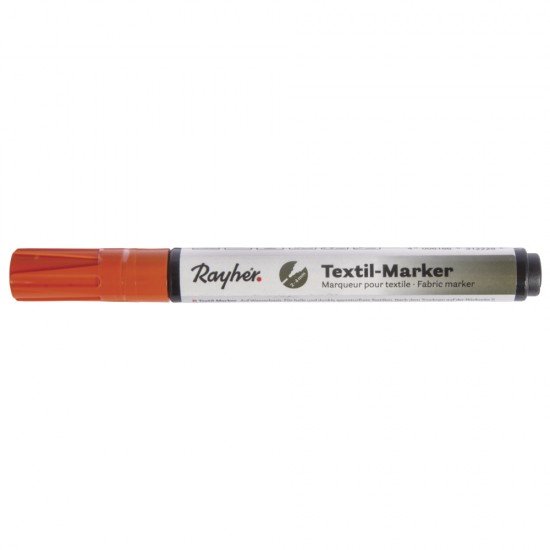 Marker pentru textile, culoare portocaliu, 2-4 mm