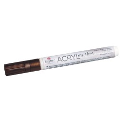 Marker acrylic Rayher, varf rotund de 2-4 mm, cu ventil, culoare cupru