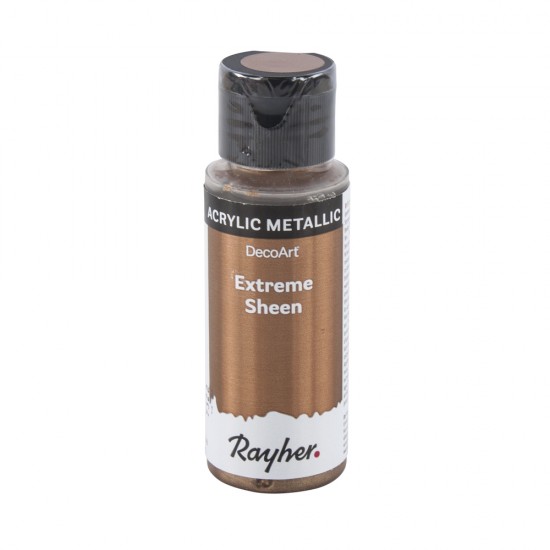 Vopsea acrylica Rayher, Extreme Sheen, metalica, cantitate 59 ml, culoare bronz antic
