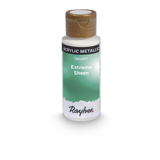 Vopsea acrylica Rayher, Extreme Sheen, metalica, cantitate 59 ml, culoare apa marina