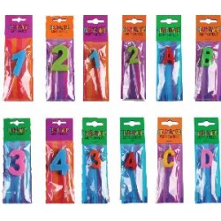 Lumanare cifre si litere