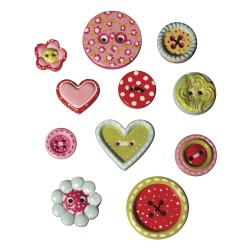 Matrita Rayher, 11 forme, nasturi, 3-6 cm