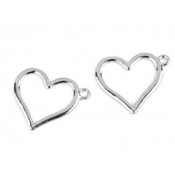 Pandantiv inimioara, 21x25mm Pandantiv inimioara, 21x25mm