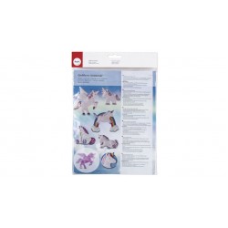 Matrita Rayher, 6 forme, unicorni, 5-6 cm