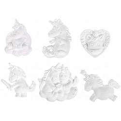 Matrita Rayher, 6 forme, unicorni, 6-10 cm
