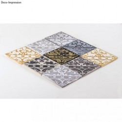 Matrita rayher, placa in relief, 11x11 cm