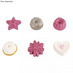 Matrita Rayher, flori si inimi, 4-4.5 cm