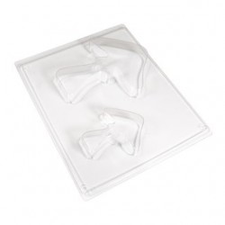 Matrita Rayher, 2 ciuperci, 14,5x12x2cm+8,5x7x2cm