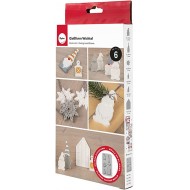 Matrita Rayher Craciun,6 modele,14,5x26x1cm