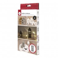 Matrita din silicon "CASA", 14,5x26x1,7cm, 4 forme, Rayher