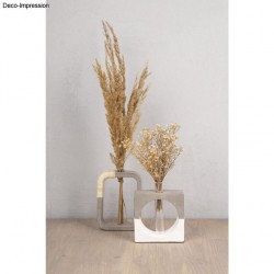 Matrita silicon VAZA, patrat cu cerc, Rayher, 11 x 3.7 x 11cm