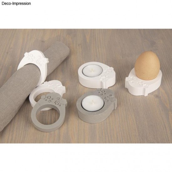 Matrita silicon Happy Egg, 14,5x26x2cm, 4 forme , Rayher