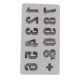 Matrita silicon cifre 0-9, Rayher