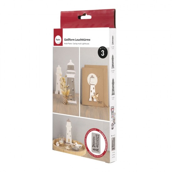 Matrita silicon Faruri 14,5x26x2cm, 3 forme/marimi , Rayher