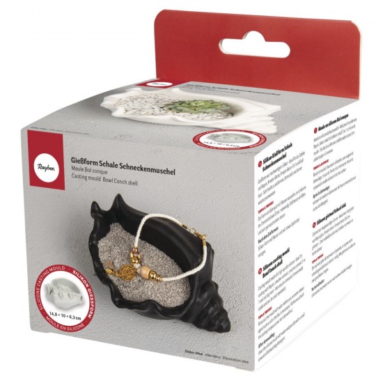 Matrita silicon coajă de melc 14,8x10x6,3 cm, Rayher