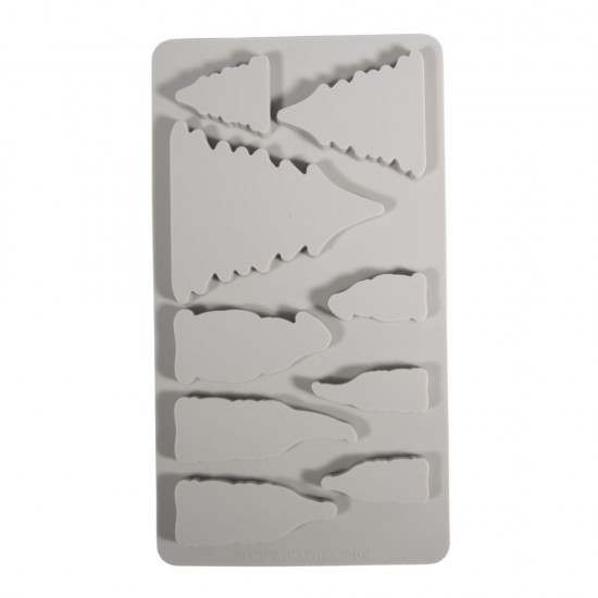 Matrita silicon pitici / brazi, 14,5x26x1cm, 9 forme, Rayher
