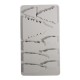 Matrita silicon pitici / brazi, 14,5x26x1cm, 9 forme, Rayher