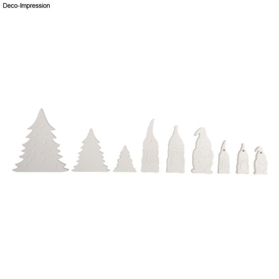 Matrita silicon pitici / brazi, 14,5x26x1cm, 9 forme, Rayher