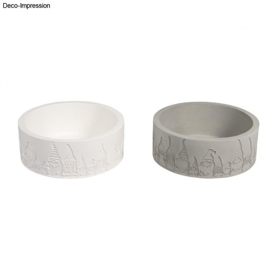 Matrita silicon pentru bol, margine gnome ø 13,5cm x Î 5cm, Rayher