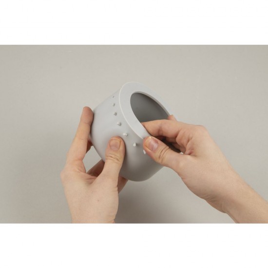 Matrita silicon turnare bol 11cm cu margine perforată  ø 11cm x Î 6,5cm, Rayher